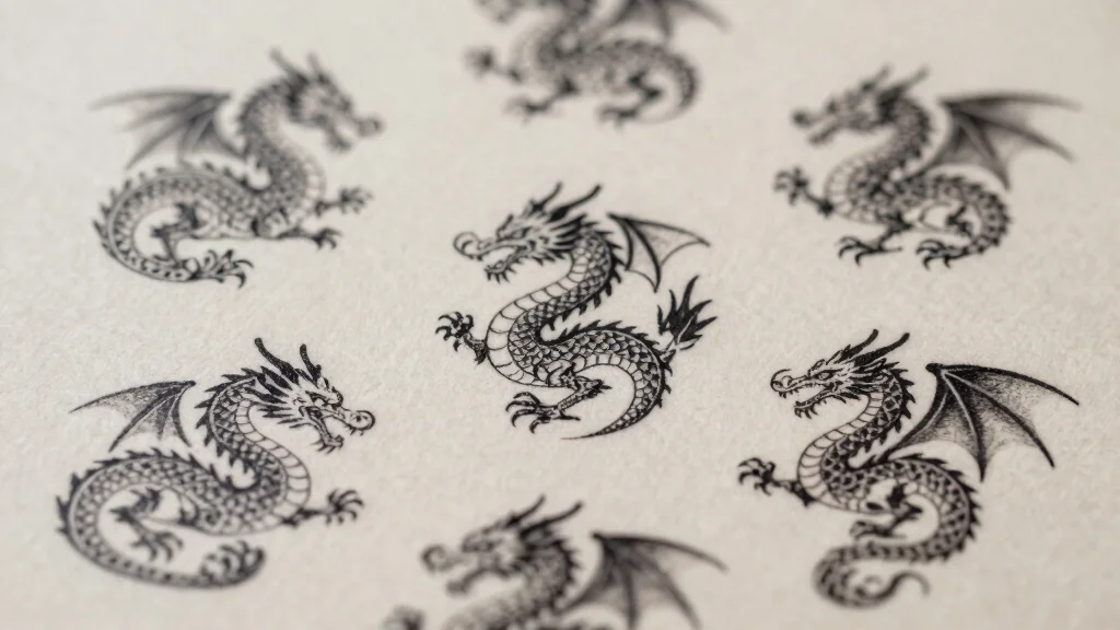 15 Dragon Tattoo Stencil Ideas Clean Sharp and Easy to Customize