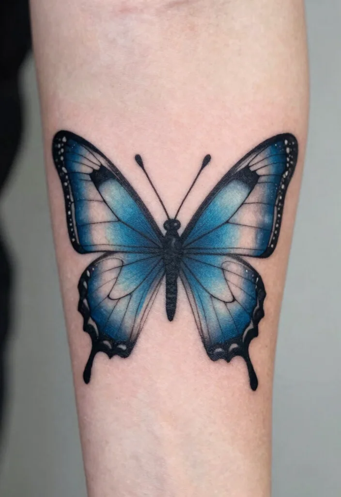 15 Men's Butterfly Tattoo Ideas: Strong, Symbolic, and Modern - 2. Geometric Butterfly Balance 1