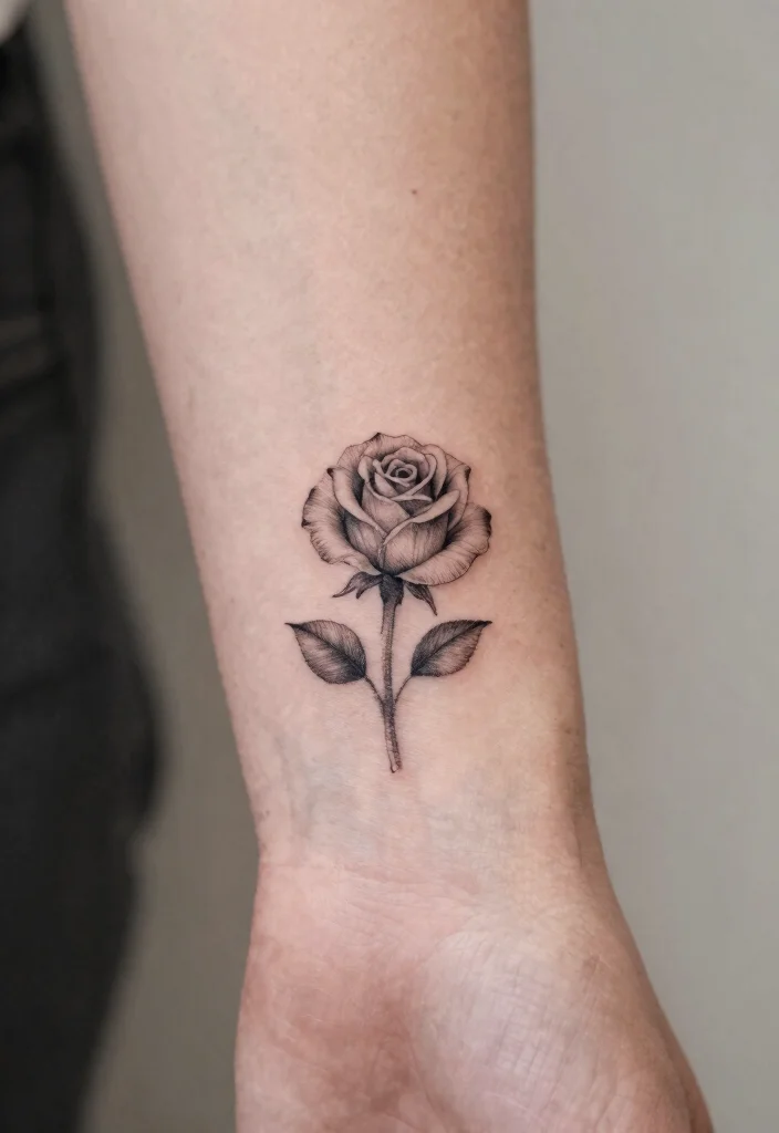 15 Rose Tattoo Design Ideas: Timeless, Elegant, and Meaningful - 3. Tiny Rose Tattoos 1