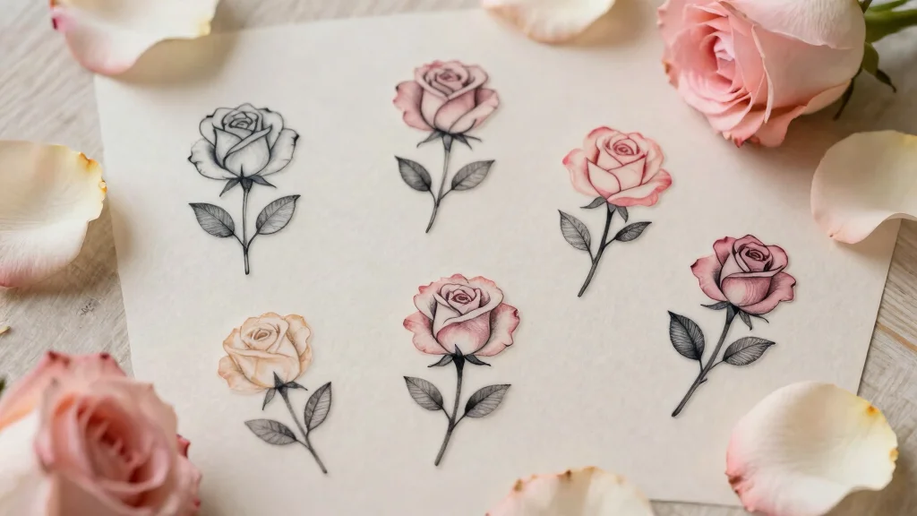 15 Rose Tattoo Design Ideas: Timeless, Elegant, and Meaningful