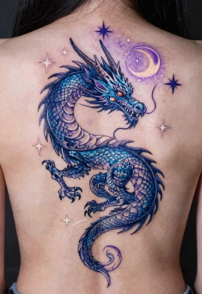 15 Small Dragon Tattoo Ideas Minimal but Full of Meaning - 8. The Mystic Dragon 1