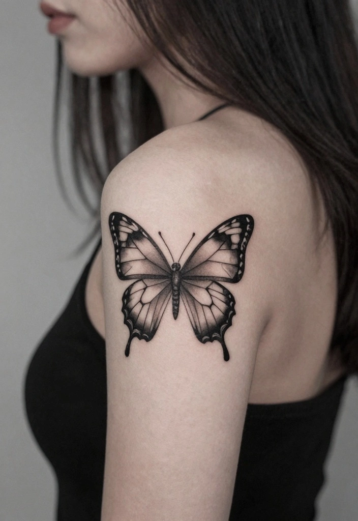 16 Butterfly Hand Tattoo Ideas: Bold, Delicate, and Eye-Catching - 3. Geometric Butterfly 1