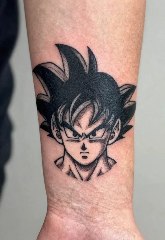 16 Dragon Ball Tattoo Ideas Perfect for Anime Fans - 2. Dragon Ball Z Emblem 1