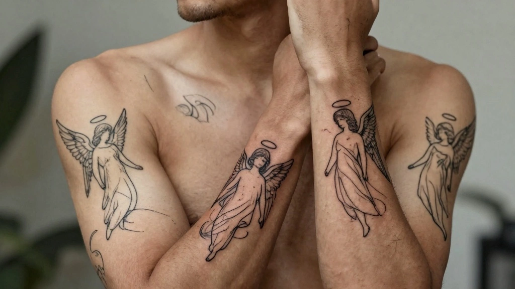 16 Guardian Angel Tattoo for Men Ideas Protective and Emotional