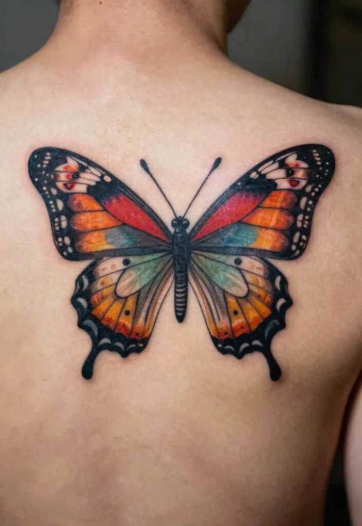 17 3D Butterfly Tattoo Ideas That Look Incredibly Real - 15. The Cultural Butterfly 1