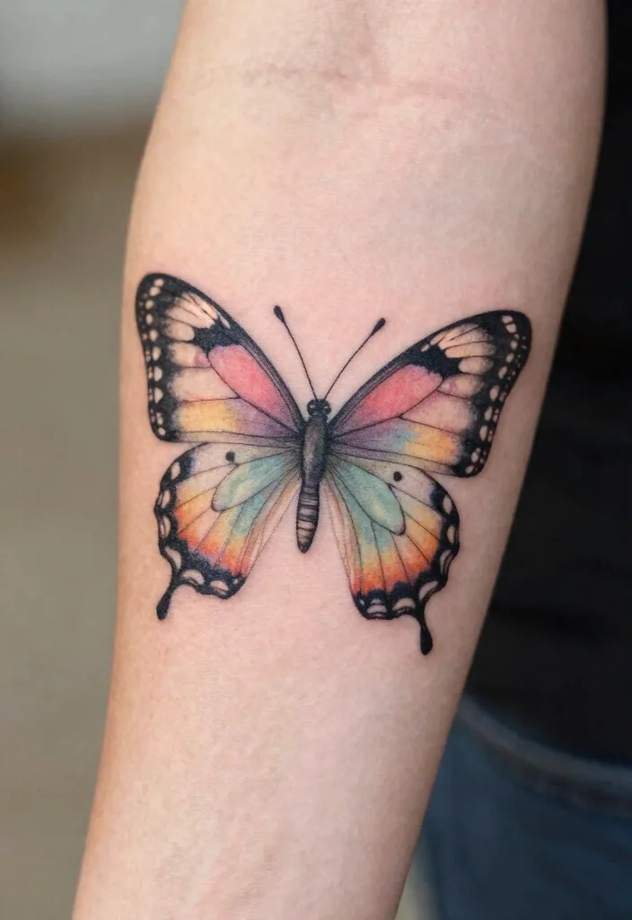 17 3D Butterfly Tattoo Ideas That Look Incredibly Real - 16. The Vintage Butterfly 1