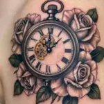 17 Clock and Rose Tattoo Ideas Symbolic and Visually Striking
