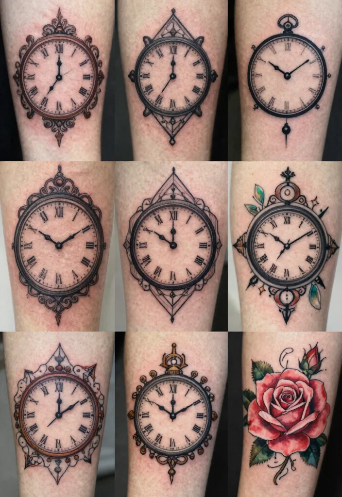 17 Clock and Rose Tattoo Ideas Symbolic and Visually Striking - Conclusion 1