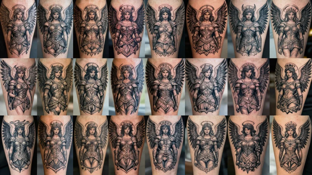 18 Angel Warrior Tattoo Ideas: Fierce, Protective, and Epic