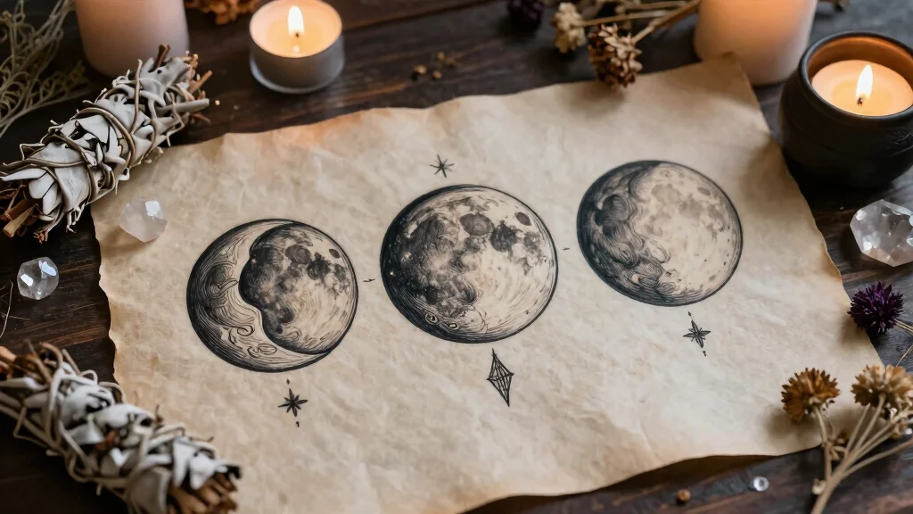 18 Triple Moon Tattoo Ideas: Powerful, Witchy, and Sacred