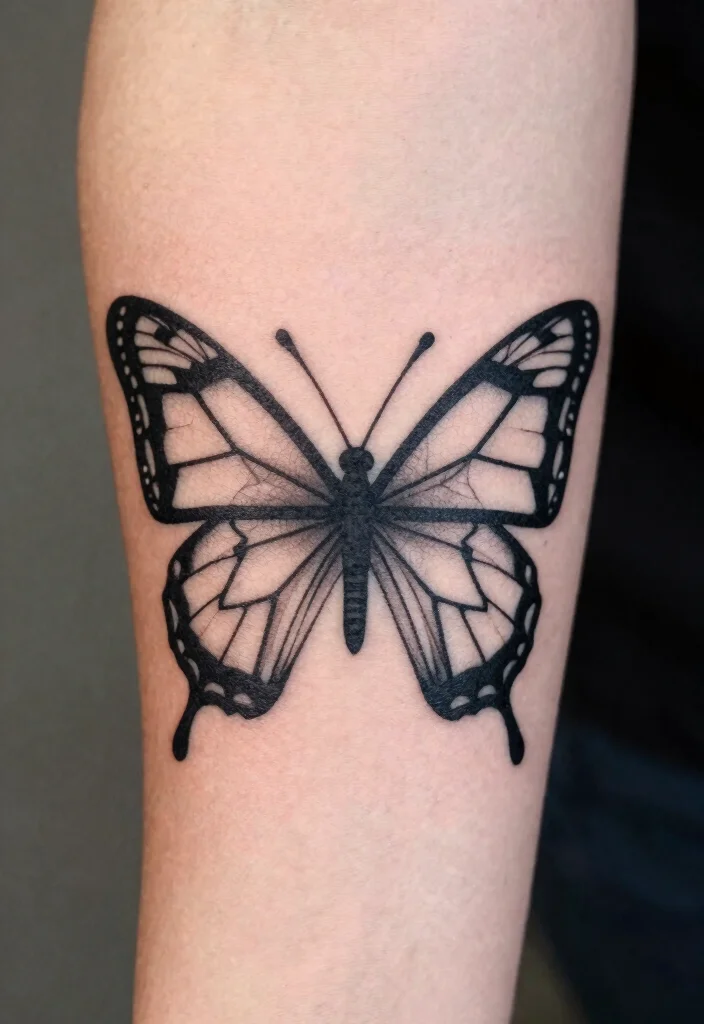 19 Butterfly Tattoo Ideas You Will Want to Save Forever - 6. Geometric Butterfly 1