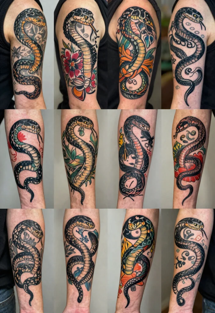 19 Snake Sleeve Tattoo Ideas Flowing Detailed and Artistic - Conclusion 1